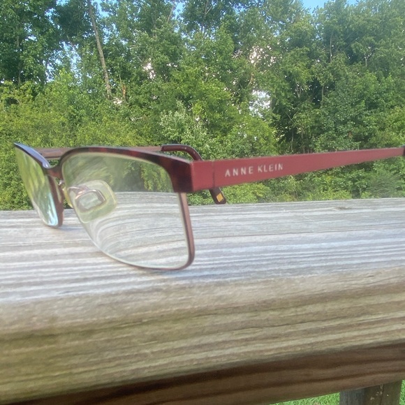 Anne Klein glasses frames AK5015 burgundy marble - Picture 9 of 13